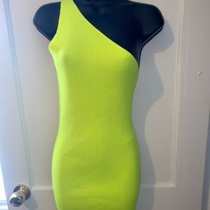 Lime Green Sexy Dress